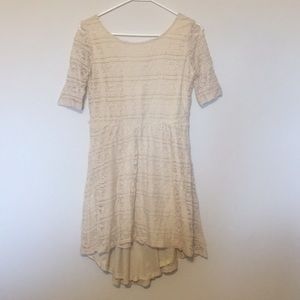 Cream Lace Dress